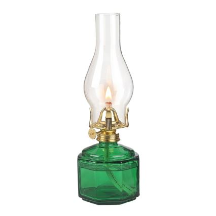 Brilagi - petroleumlamp MERLIN roheline