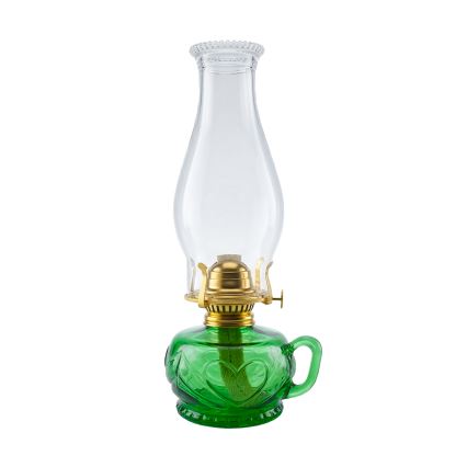 Brilagi - petroleumlamp MERLIN roheline