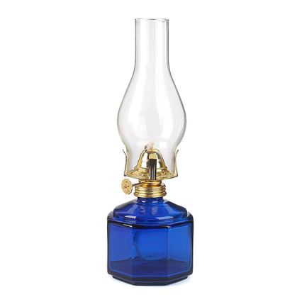 Brilagi - petroleumlamp MERLIN, sinine