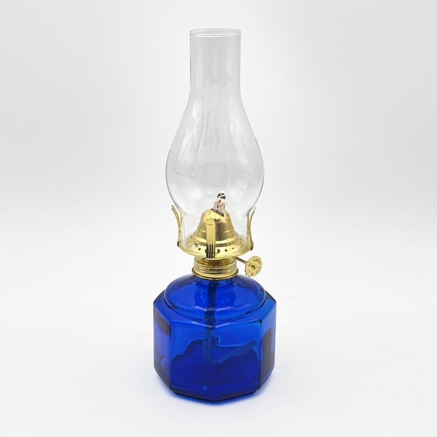 Brilagi - petroleumlamp MERLIN, sinine