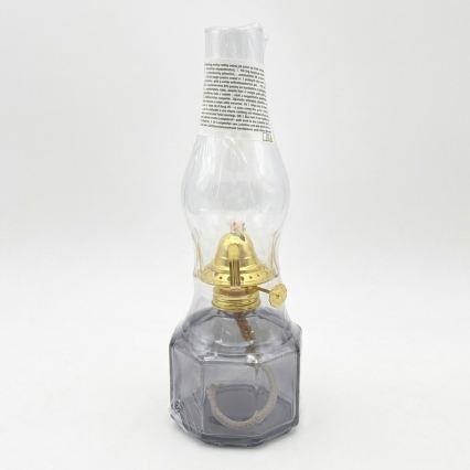 Brilagi - Petroleumlamp MERLIN suitsune/hall