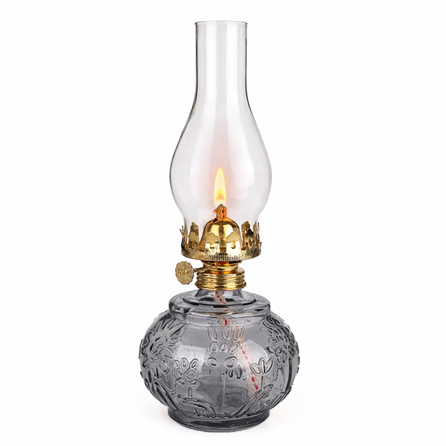 Brilagi - petroleumlamp MERLIN suitsune/hall
