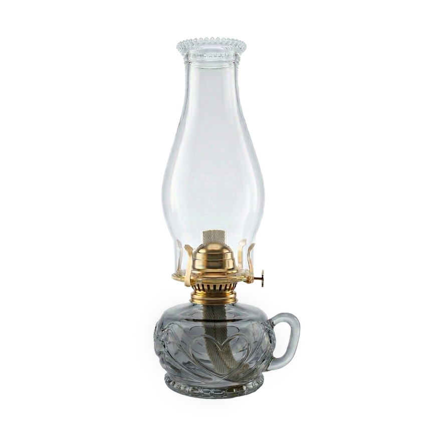 Brilagi - Petroleumlamp MERLIN suitsune/hall