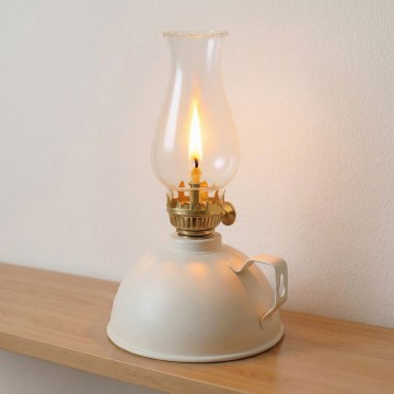 Brilagi - Petroleumlamp MERLIN valge