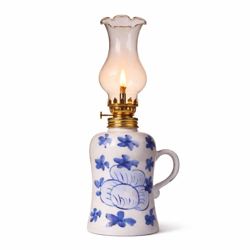 Brilagi - Petroleumlamp MERLIN valge/sinine