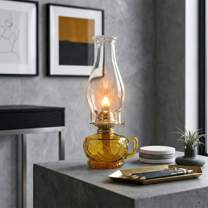 Brilagi - Petrooleumlamp MERLIN oranž