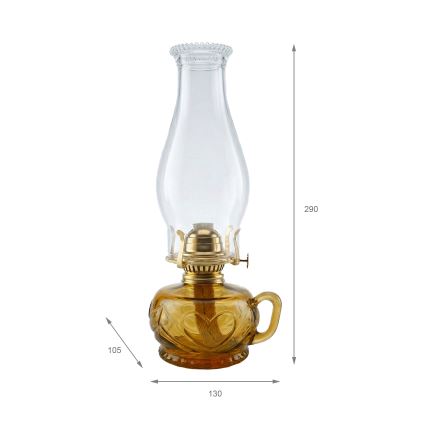 Brilagi - Petrooleumlamp MERLIN oranž