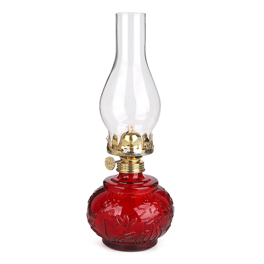 Brilagi - petrooleumlamp MERLIN punane