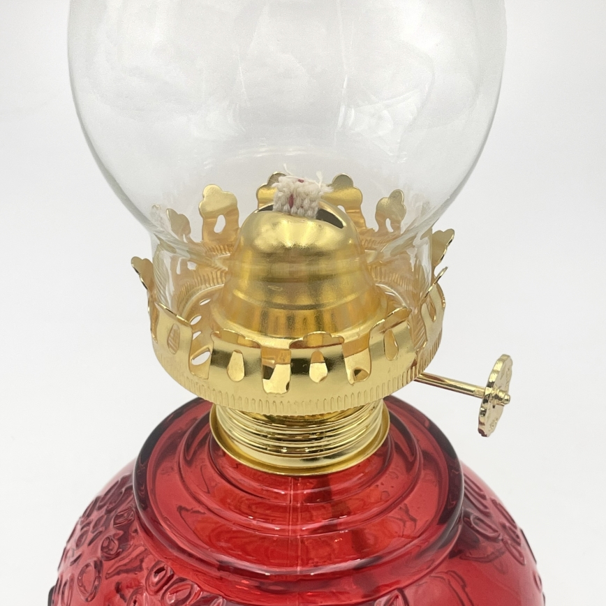 Brilagi - petrooleumlamp MERLIN punane