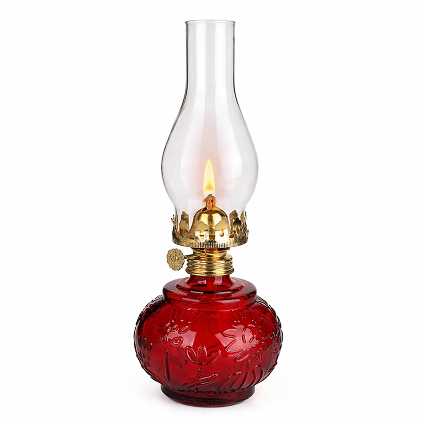 Brilagi - petrooleumlamp MERLIN punane