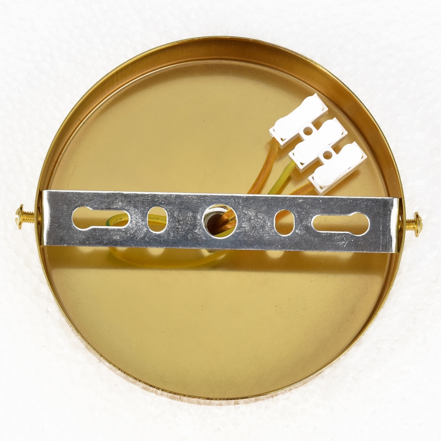 Brilagi - Pinna külge kinnitatav lühter ECLIPSE 7xE14/10W/230V läb. 48 cm must/kuldne