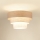 Brilagi - Pinnale kinnitatav lühter ALASKA LUNETA 1xE27/15W/230V d. 45 cm hall/kreemikas