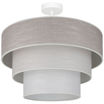 Brilagi - Pinnale kinnitatav lühter ALASKA LUNETA 1xE27/15W/230V d. 45 cm hall/kreemikas