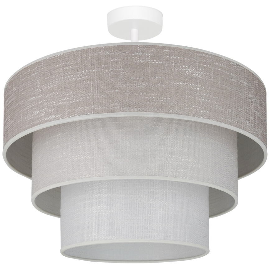 Brilagi - Pinnale kinnitatav lühter ALASKA LUNETA 1xE27/15W/230V d. 45 cm hall/kreemikas