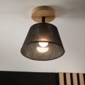 Brilagi - Pinnale kinnitatav lühter ANTHONY 1xE14/60W/230V tamm/must