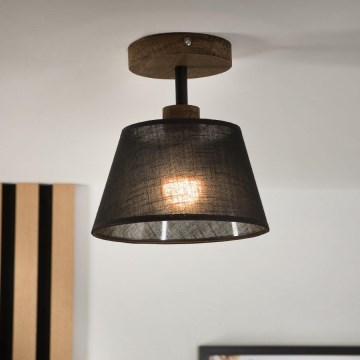 Brilagi - Pinnale kinnitatav lühter ANTHONY 1xE14/60W/230V tamm/must