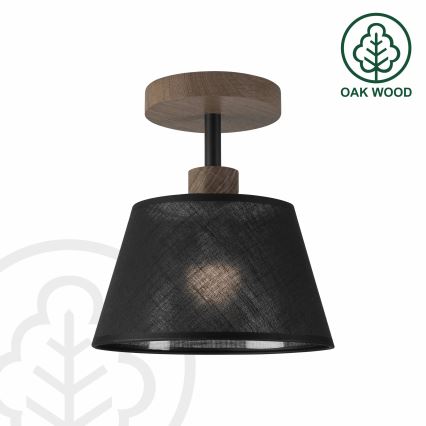 Brilagi - Pinnale kinnitatav lühter ANTHONY 1xE14/60W/230V tamm/must