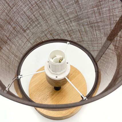 Brilagi - Pinnale kinnitatav lühter ANTHONY 1xE14/60W/230V tamm/pruun