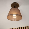 Brilagi - Pinnale kinnitatav lühter ANTHONY 1xE14/60W/230V tamm/pruun