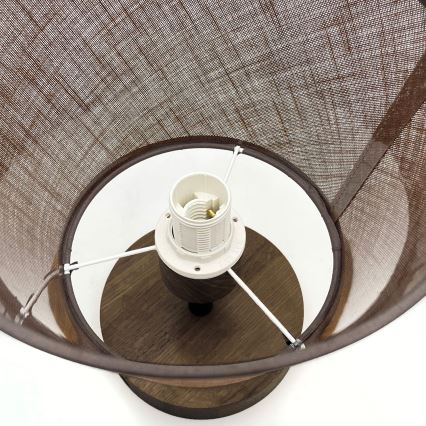 Brilagi - Pinnale kinnitatav lühter ANTHONY 1xE14/60W/230V tamm/pruun