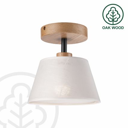Brilagi - Pinnale kinnitatav lühter ANTHONY 1xE14/60W/230V tamm/valge