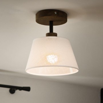 Brilagi - Pinnale kinnitatav lühter ANTHONY 1xE14/60W/230V tamm/valge