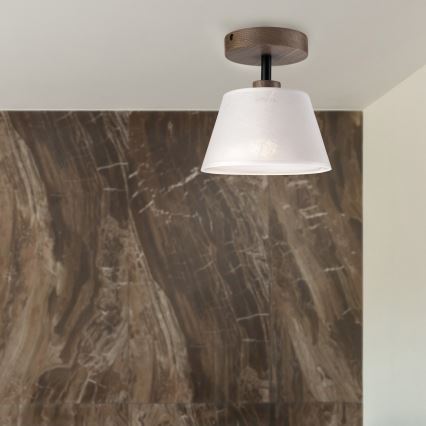 Brilagi - Pinnale kinnitatav lühter ANTHONY 1xE14/60W/230V tamm/valge