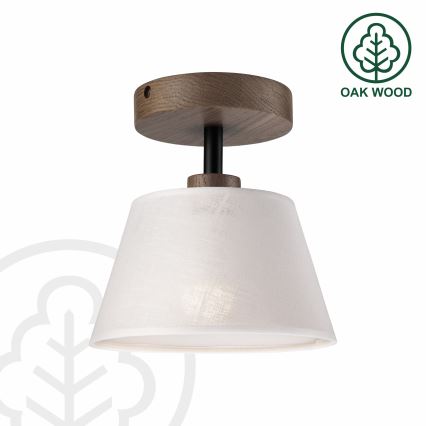 Brilagi - Pinnale kinnitatav lühter ANTHONY 1xE14/60W/230V tamm/valge