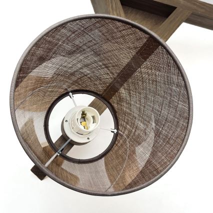 Brilagi - Pinnale kinnitatav lühter ANTHONY 3xE14/40W/230V tamm pähklipuu/pruun