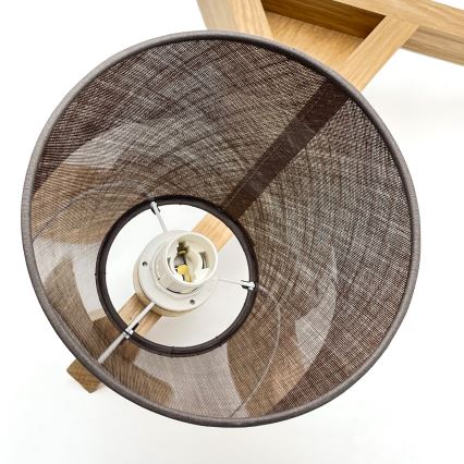 Brilagi - Pinnale kinnitatav lühter ANTHONY 3xE14/40W/230V tamm/pruun