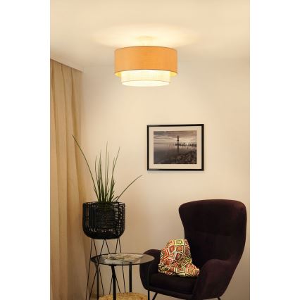Brilagi - Pinnale kinnitatav lühter ARIZONA BOHO 1xE27/15W/230V d. 45 cm kreemikas/beež