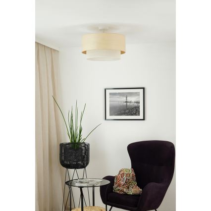 Brilagi - Pinnale kinnitatav lühter ARIZONA BOHO 1xE27/15W/230V d. 45 cm kreemikas/beež