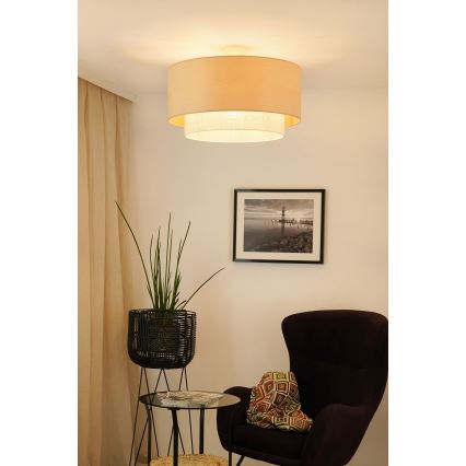 Brilagi - Pinnale kinnitatav lühter ARIZONA BOHO 1xE27/15W/230V d. 60 cm beež