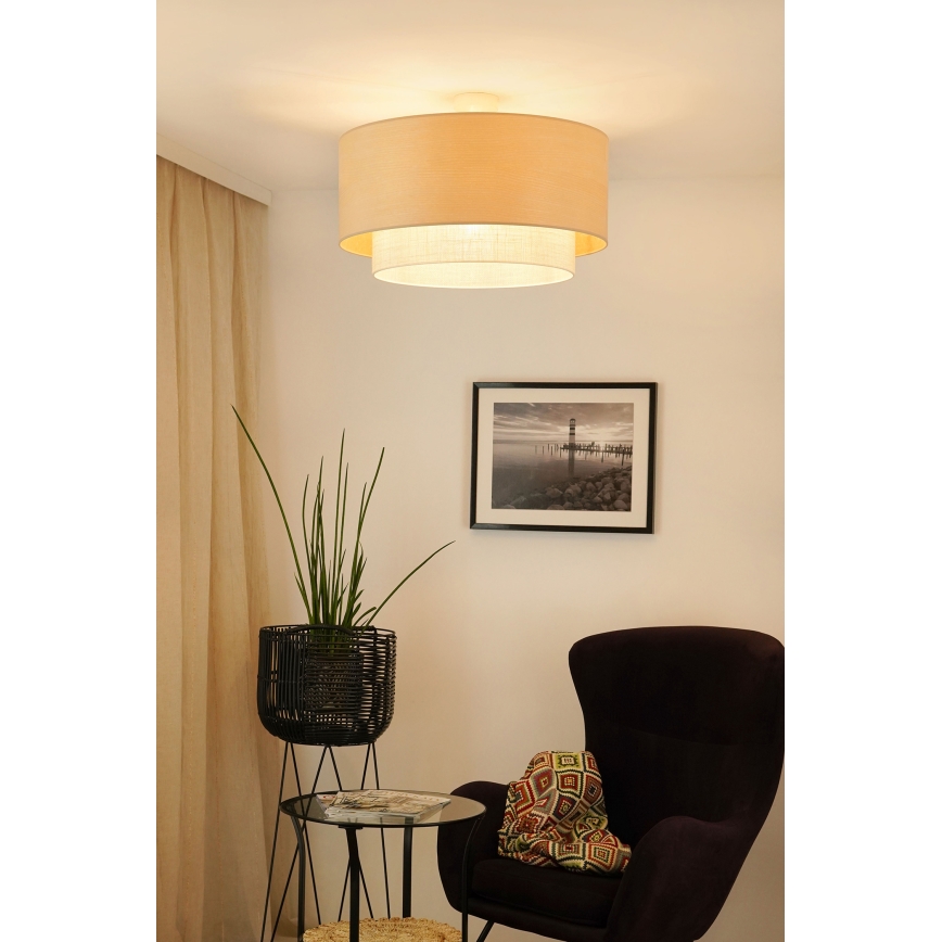 Brilagi - Pinnale kinnitatav lühter ARIZONA BOHO 1xE27/15W/230V d. 60 cm beež