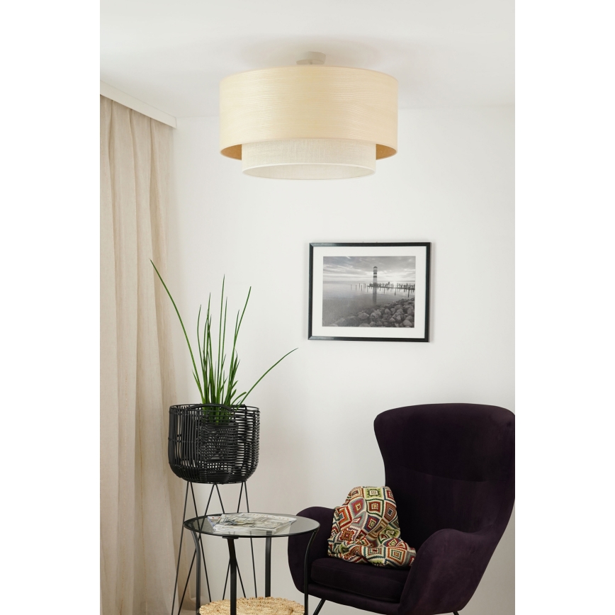 Brilagi - Pinnale kinnitatav lühter ARIZONA BOHO 1xE27/15W/230V d. 60 cm beež