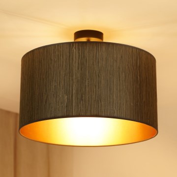 Brilagi - Pinnale kinnitatav lühter BOSTON ROLLER 1xE27/15W/230V d. 45 cm kõrs pruun/kuldne