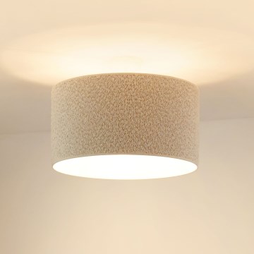 Brilagi - Pinnale kinnitatav lühter BOUCLE ROLLER 1xE27/15W/230V d. 45 cm kreemikas