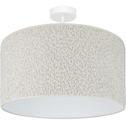 Brilagi - Pinnale kinnitatav lühter BOUCLE ROLLER 1xE27/15W/230V d. 45 cm kreemikas