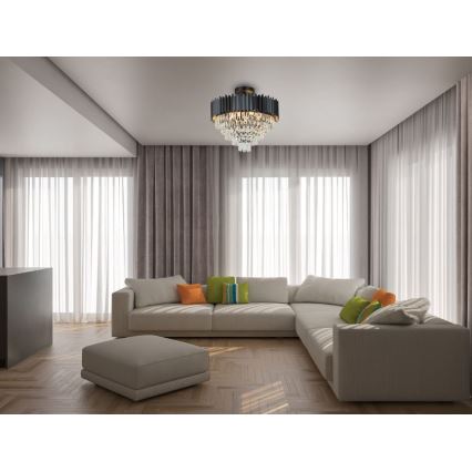 Brilagi - Pinnale kinnitatav lühter CARLOS 9xE14/40W/230V, läbimõõt 60 cm