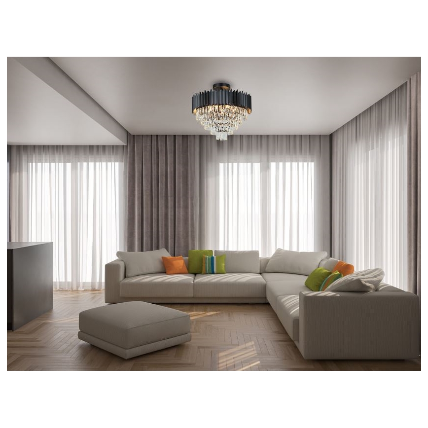 Brilagi - Pinnale kinnitatav lühter CARLOS 9xE14/40W/230V, läbimõõt 60 cm
