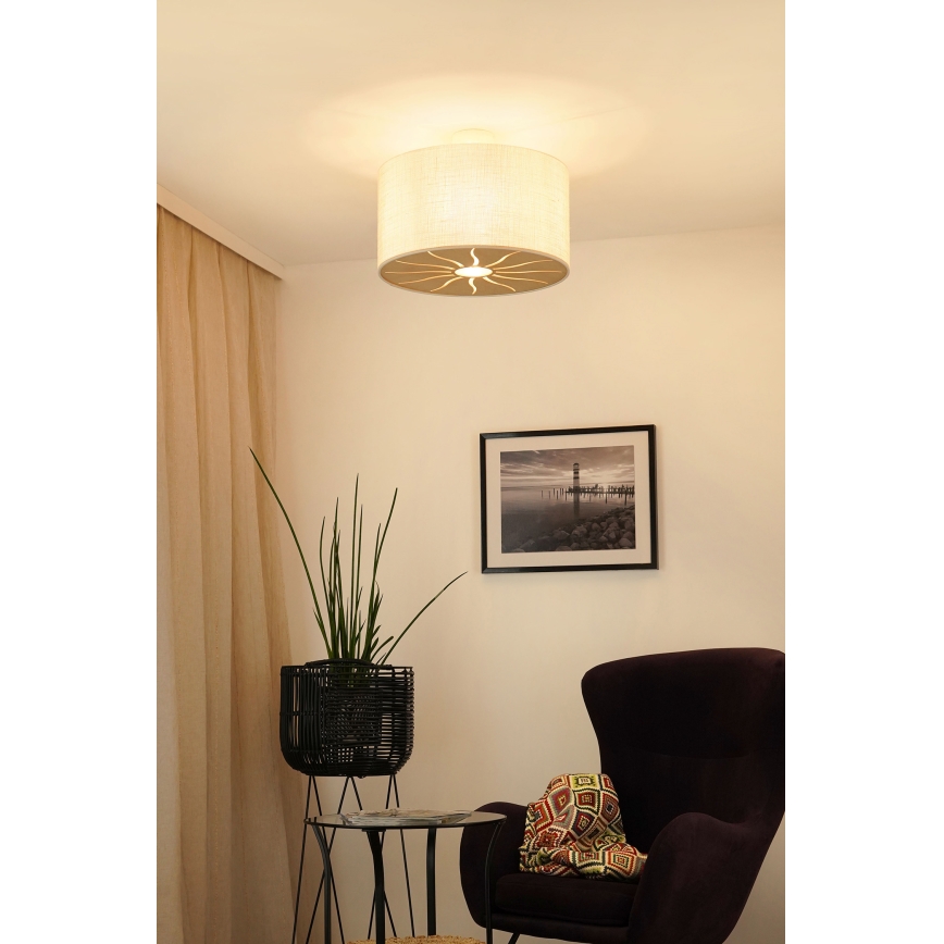 Brilagi - Pinnale kinnitatav lühter COUNTRY ROLLER 1xE27/15W/230V d. 45 cm kreemikas