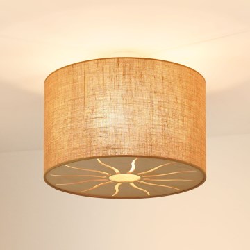 Brilagi - Pinnale kinnitatav lühter COUNTRY ROLLER 1xE27/15W/230V d. 50 cm beež