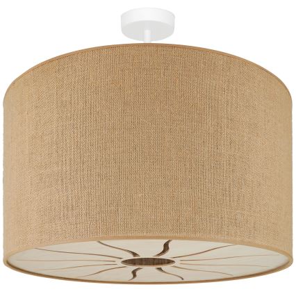Brilagi - Pinnale kinnitatav lühter COUNTRY ROLLER 1xE27/15W/230V d. 50 cm beež