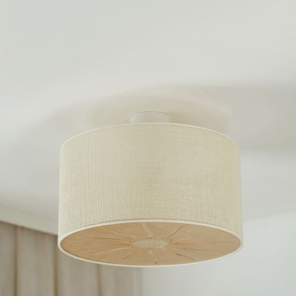 Brilagi - Pinnale kinnitatav lühter COUNTRY ROLLER 1xE27/15W/230V d. 50 cm kreemikas