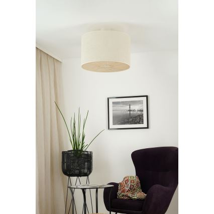 Brilagi - Pinnale kinnitatav lühter COUNTRY ROLLER 1xE27/15W/230V d. 50 cm kreemikas