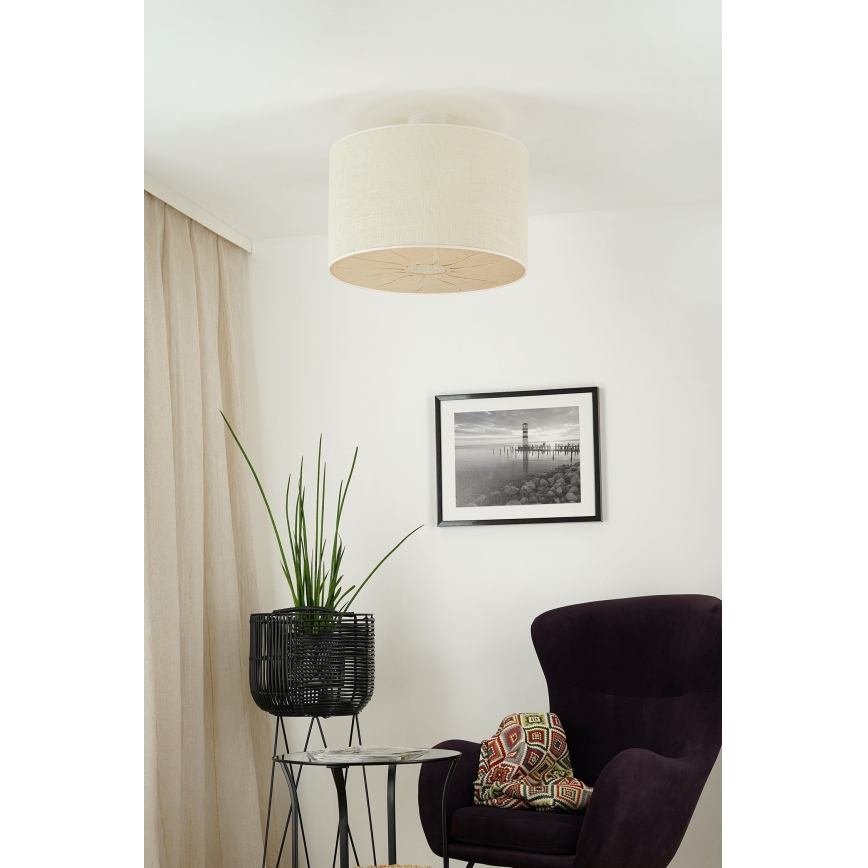 Brilagi - Pinnale kinnitatav lühter COUNTRY ROLLER 1xE27/15W/230V d. 50 cm kreemikas