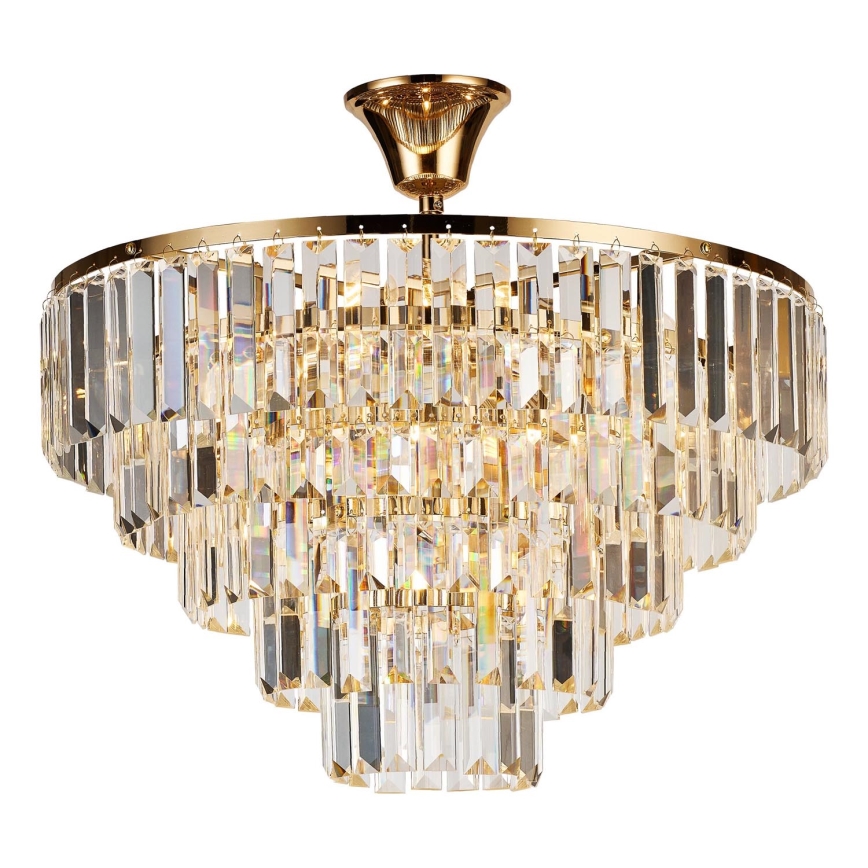 Brilagi - Pinnale kinnitatav lühter CRYSTAL 5xE14/40W/230V kuldne