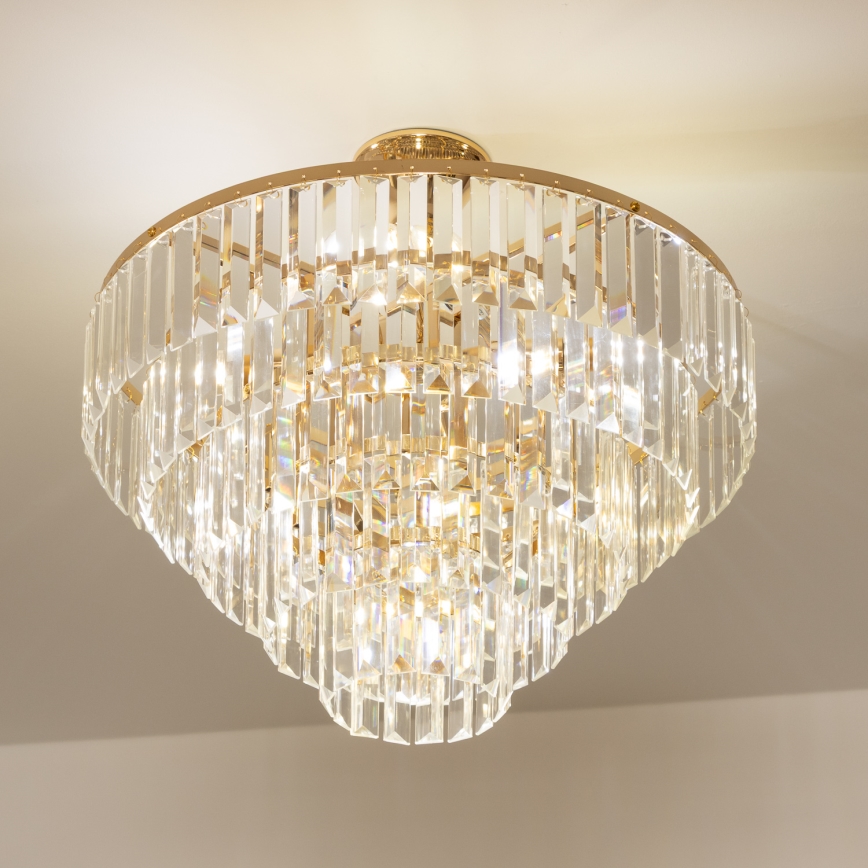 Brilagi - Pinnale kinnitatav lühter CRYSTAL 5xE14/40W/230V kuldne