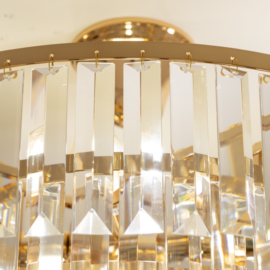 Brilagi - Pinnale kinnitatav lühter CRYSTAL 5xE14/40W/230V kuldne