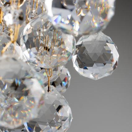 Brilagi - Pinnale kinnitatav lühter CRYSTAL 6xE14/60W/230V kuldne
